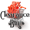 Clearance bin