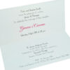 Glitterati wedding invitation